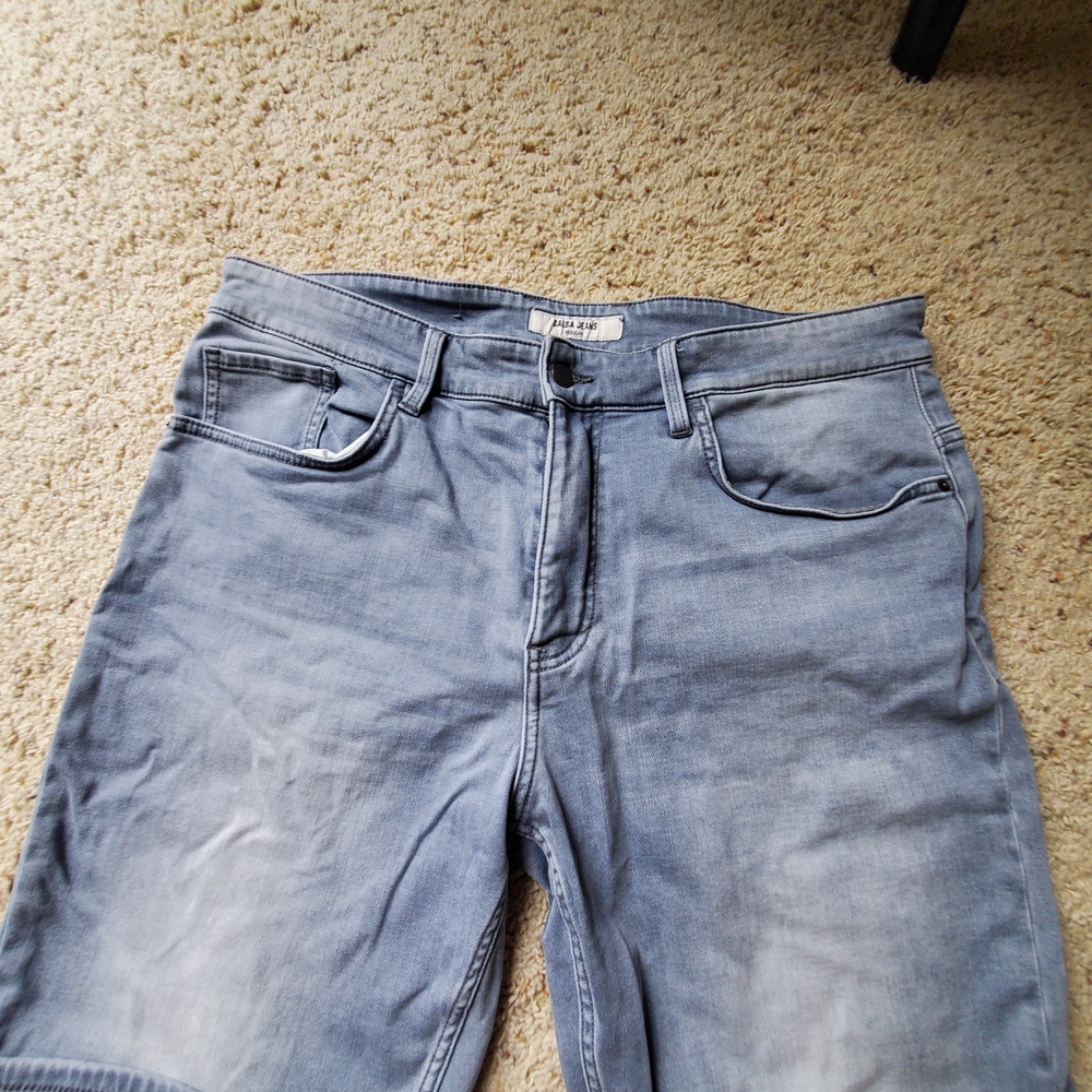 Men's Light Blue Jeans Shorts